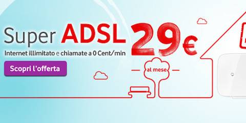 Vodafone Super ADSL a 29 Euro