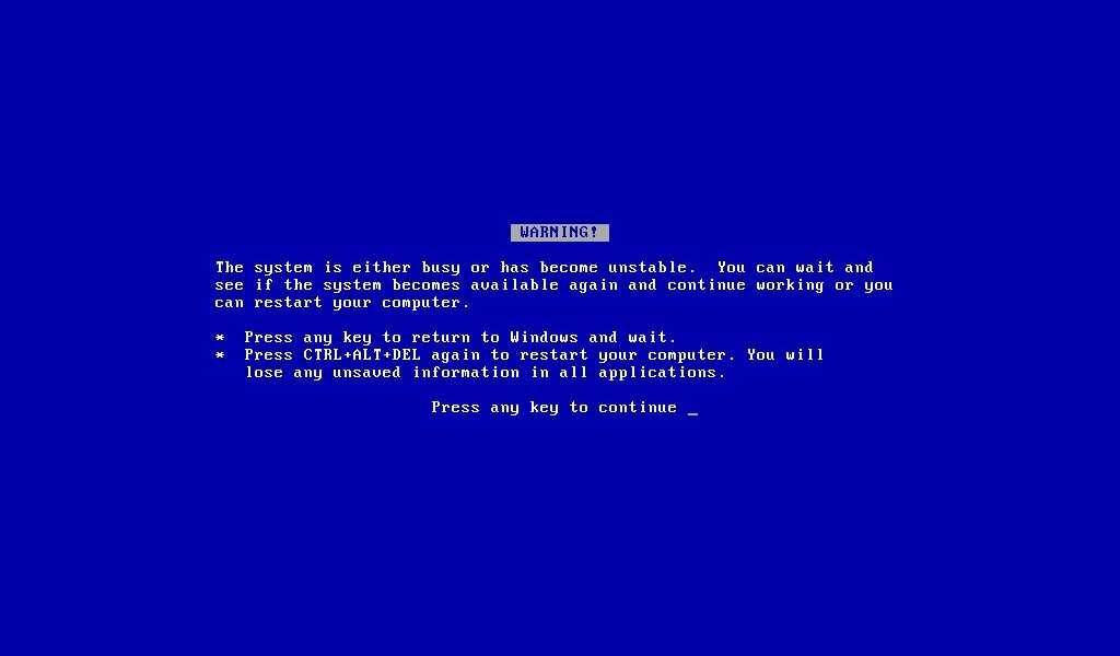 errori Windows 10 schermata blu