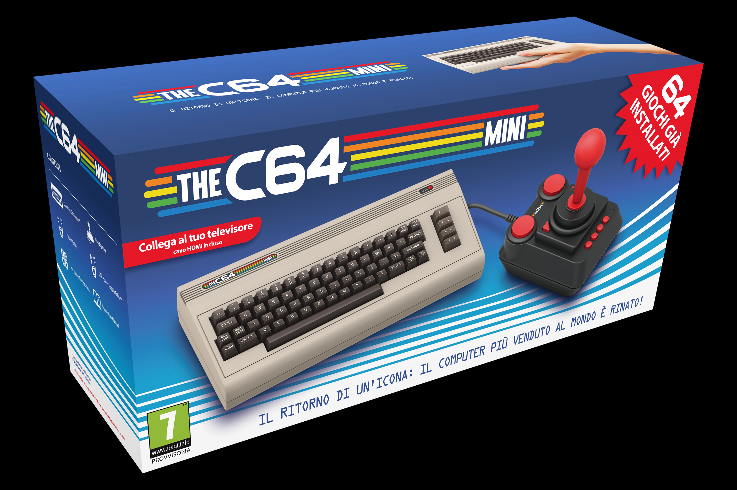Mini Commodore 64 insieme a tantissimi giochi tornerà a farci giocare
