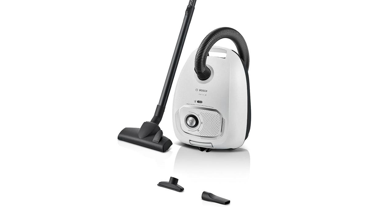 Scopri l’Aspirapolvere a Traino con Sacco Bosch Serie 4!