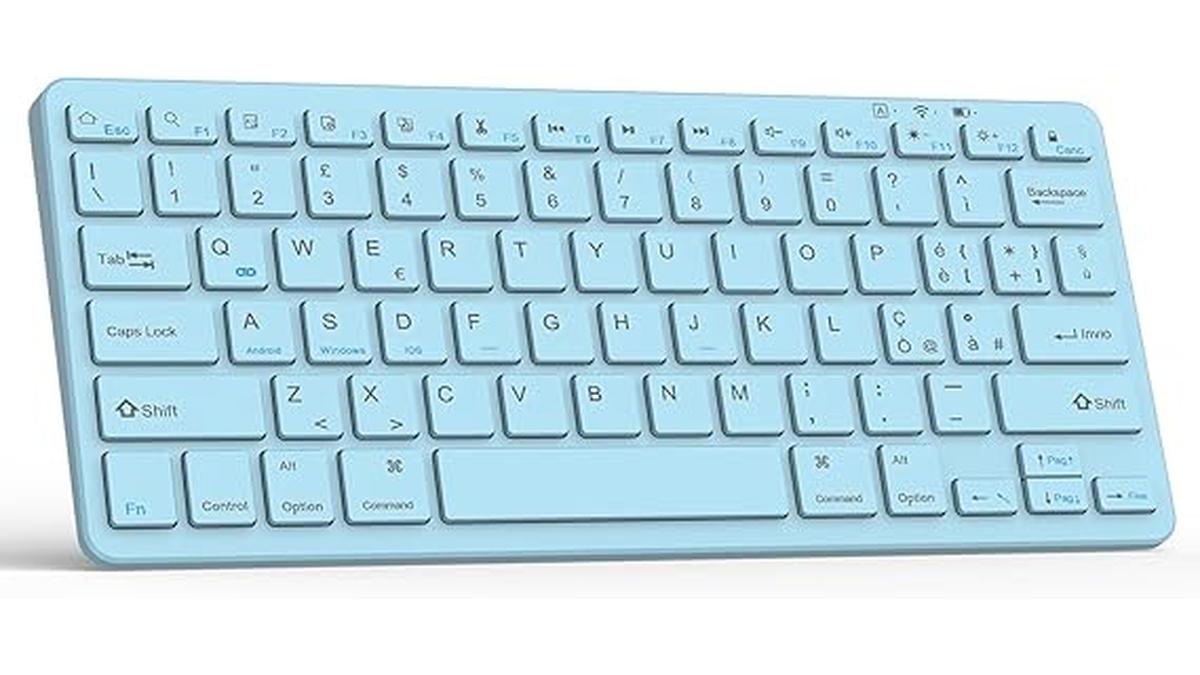 Tastiera Bluetooth Ricaricabile per iPad