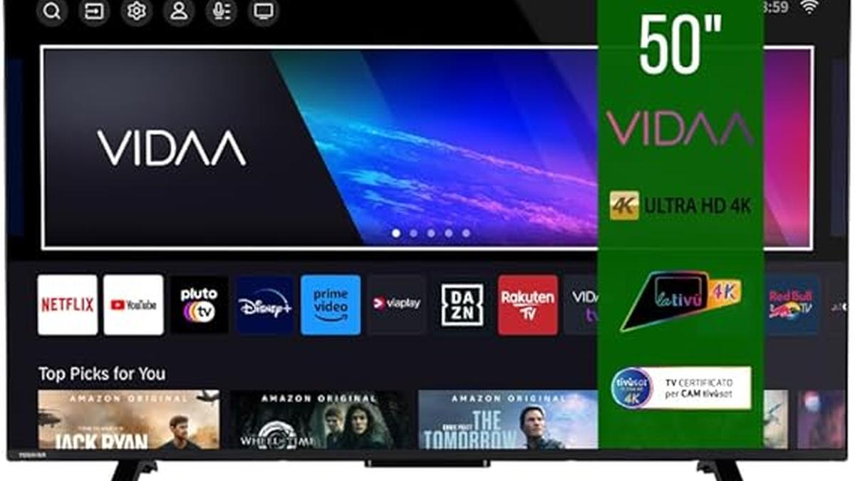 Toshiba Smart VIDAA TV 50″ Ultra HD 4K