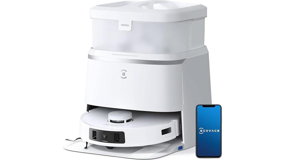 ECOVACS DEEBOT T30 PRO OMNI Robot Aspirapolvere Lavapavimenti con Mini Stazione Automatica Autopulente