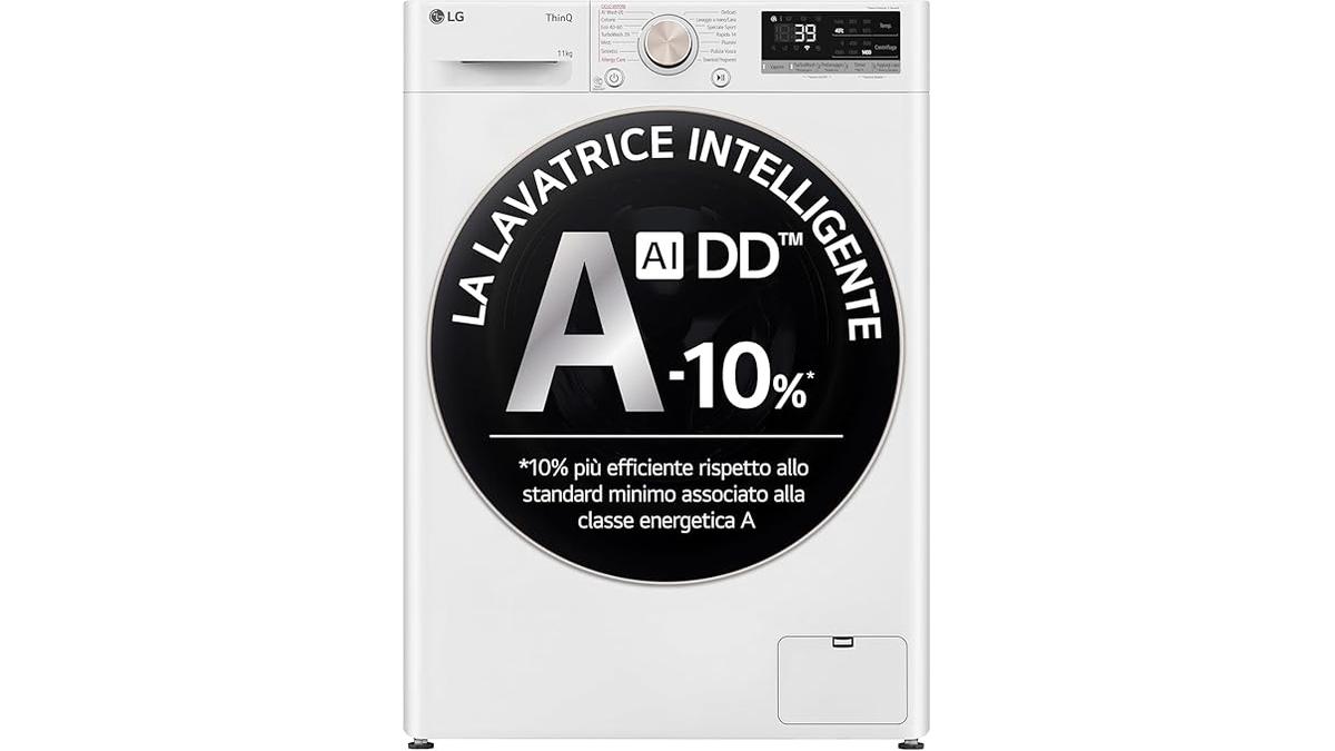 LG AI DD F4R7011TSWG Lavatrice 11kg