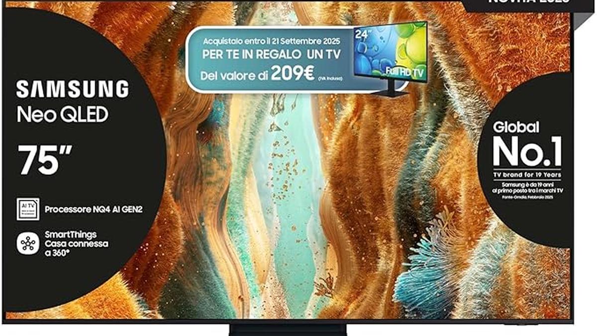 Samsung Smart TV 75 QE75QN74FATXZT Neo QLED 4K Mini LED