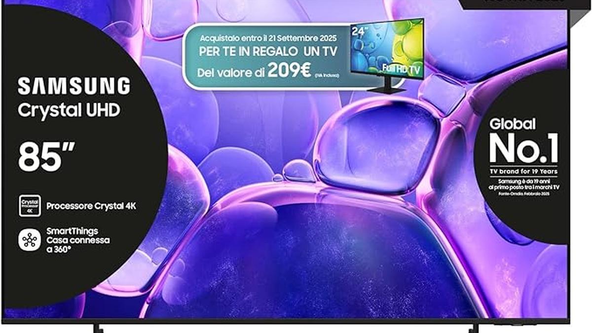Samsung Smart TV 85 UE85U8090FUXZT Crystal UHD 4K