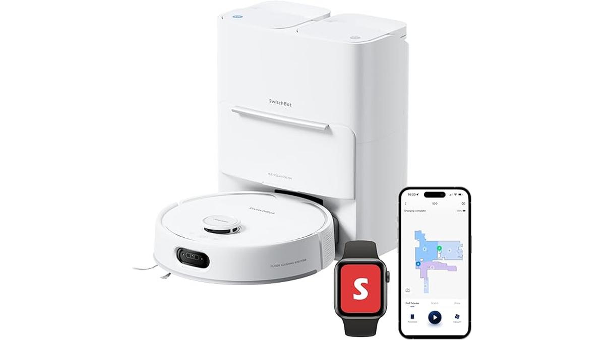 SwitchBot S20 Robot Aspirapolvere Lavapavimenti