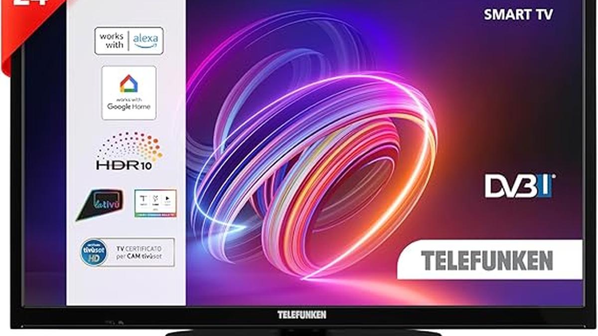 TELEFUNKEN 2025 Smart TV 24 HD Ready TE24553B45V2DZ