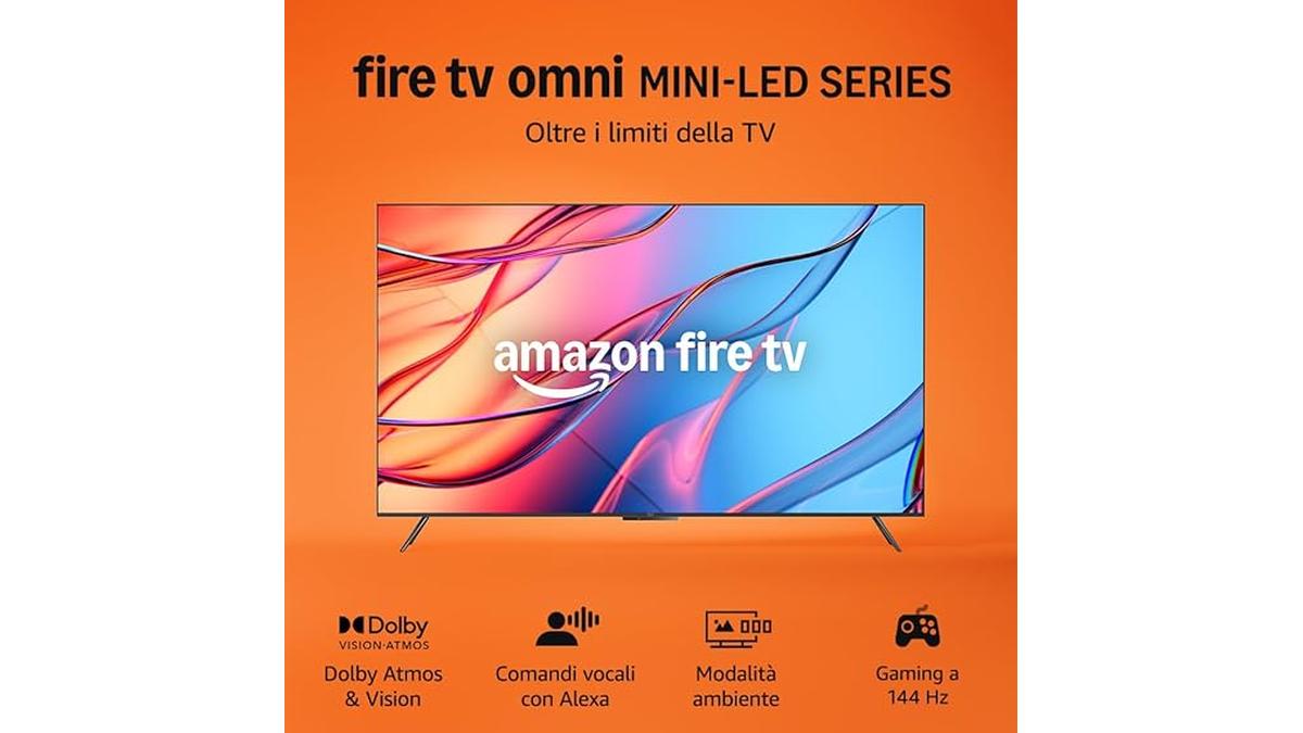 Ti presentiamo Amazon Fire TV Serie Omni Mini-LED da 55