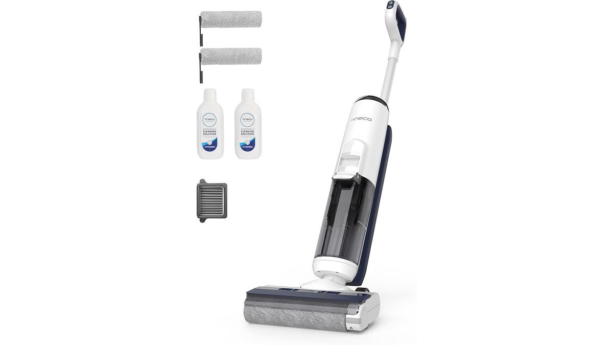 Tineco iFLOOR 5 Breeze Complete Aspirapolvere Lavapavimenti Senza Fili