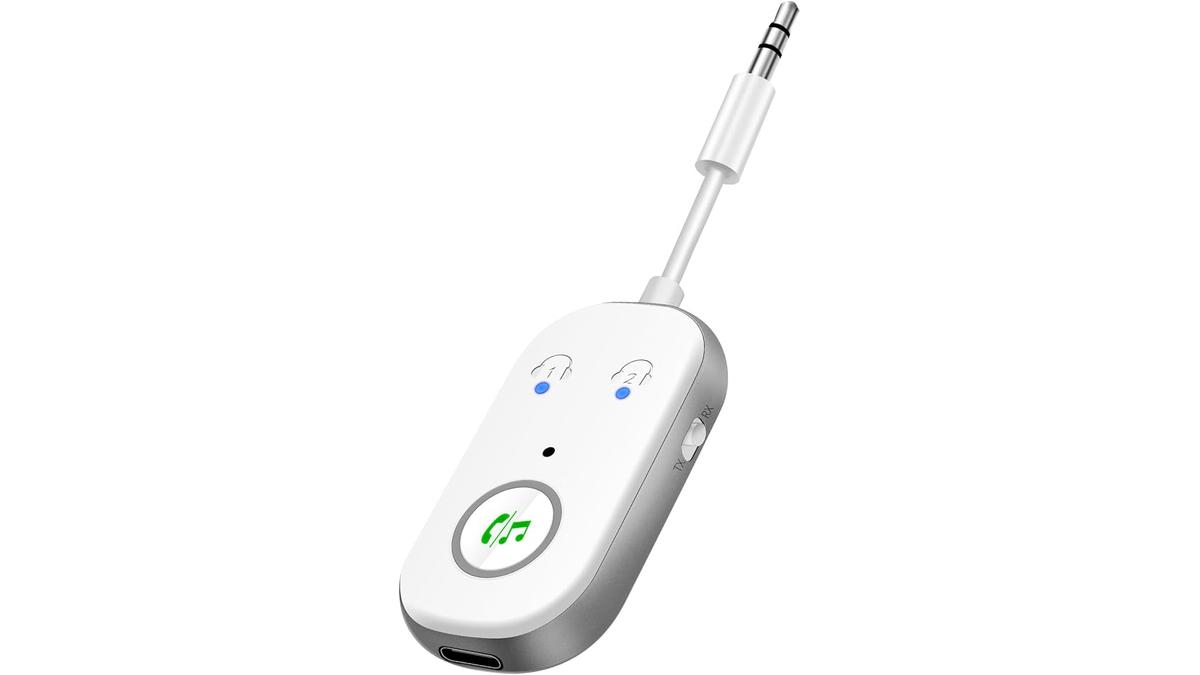 Bluetooth 5.3 Adattatore Trasmettitore 2-in-1