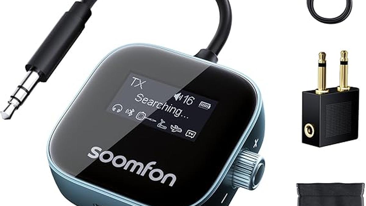 SOOMFON 2 in 1 Trasmettitore e ricevitore Bluetooth 5.3