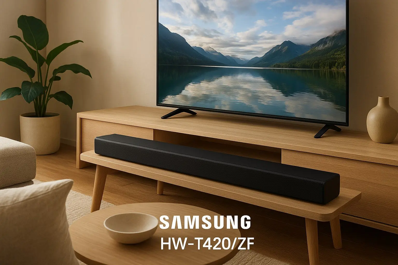Samsung HW-T420/ZF: la soundbar 2.1 con subwoofer che trasforma il tuo TV a meno di 100€