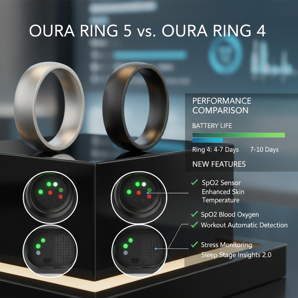 Oura Ring 5 vs Oura Ring 4: Cosa Cambia?