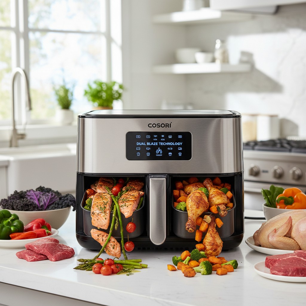 Cosori Twinfry Compact: La Friggitrice ad Aria che Cuoce Perfettamente da Tutti i Lati