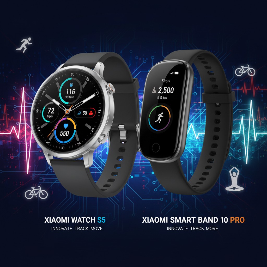 Scopri l'Innovazione dei Wearable: Xiaomi Watch S5 e Smart Band 10 Pro