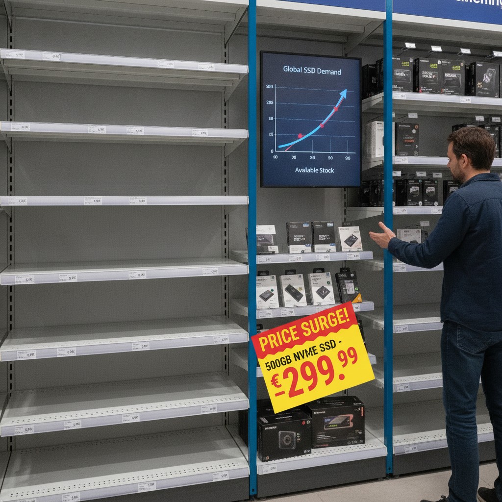 Il mercato retail degli SSD è quasi scomparso: ecco cosa significa per i consumatori
