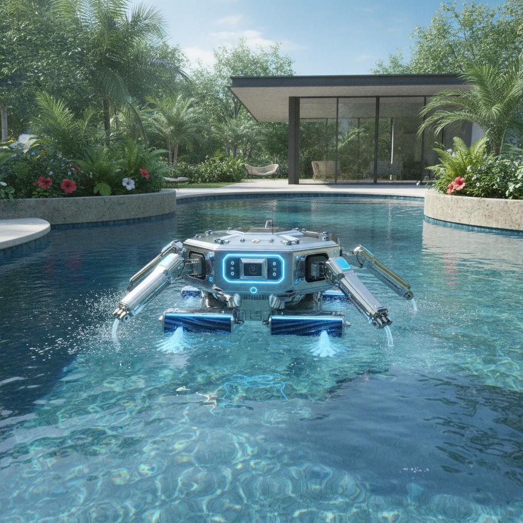 Robot piscina con navigazione intelligente: la tecnologia del futuro
