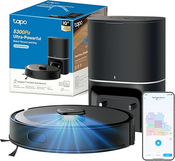 Robot aspirapolvere Tapo RV30 Max Plus 5300Pa LiDAR