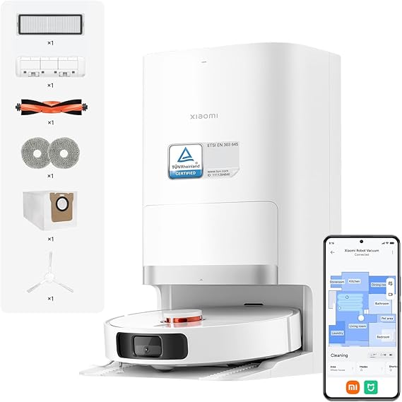Robot aspirapolvere Xiaomi X20+ con stazione e 6.000 Pa