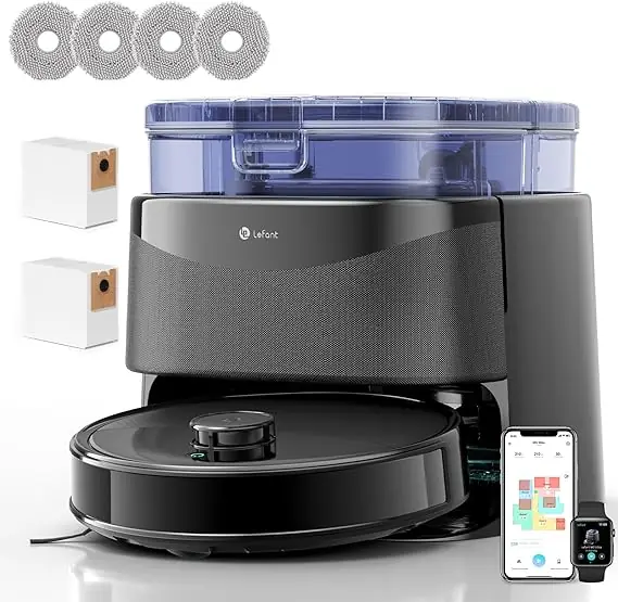 Robot Lefant M3 Ultra 23000Pa lavapavimenti con stazione