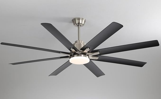 Sofucor ventilatore da soffitto 132 cm con luce LED, WiFi e Alexa