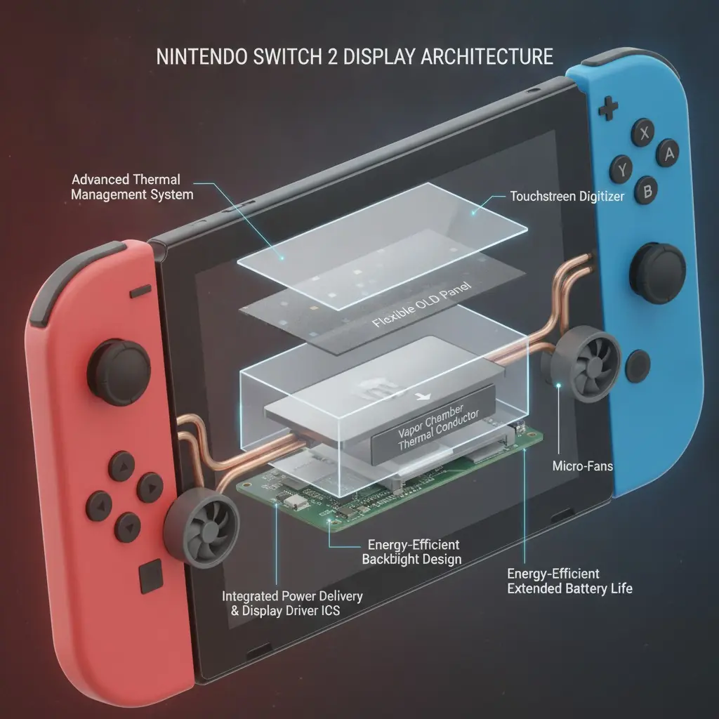 Brevetto EP4764680: Dettagli sul Display di Nintendo Switch 2