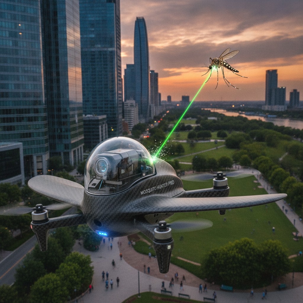 Il drone che dà la caccia alle zanzare è realtà. E ha appena fatto la prima vittima
