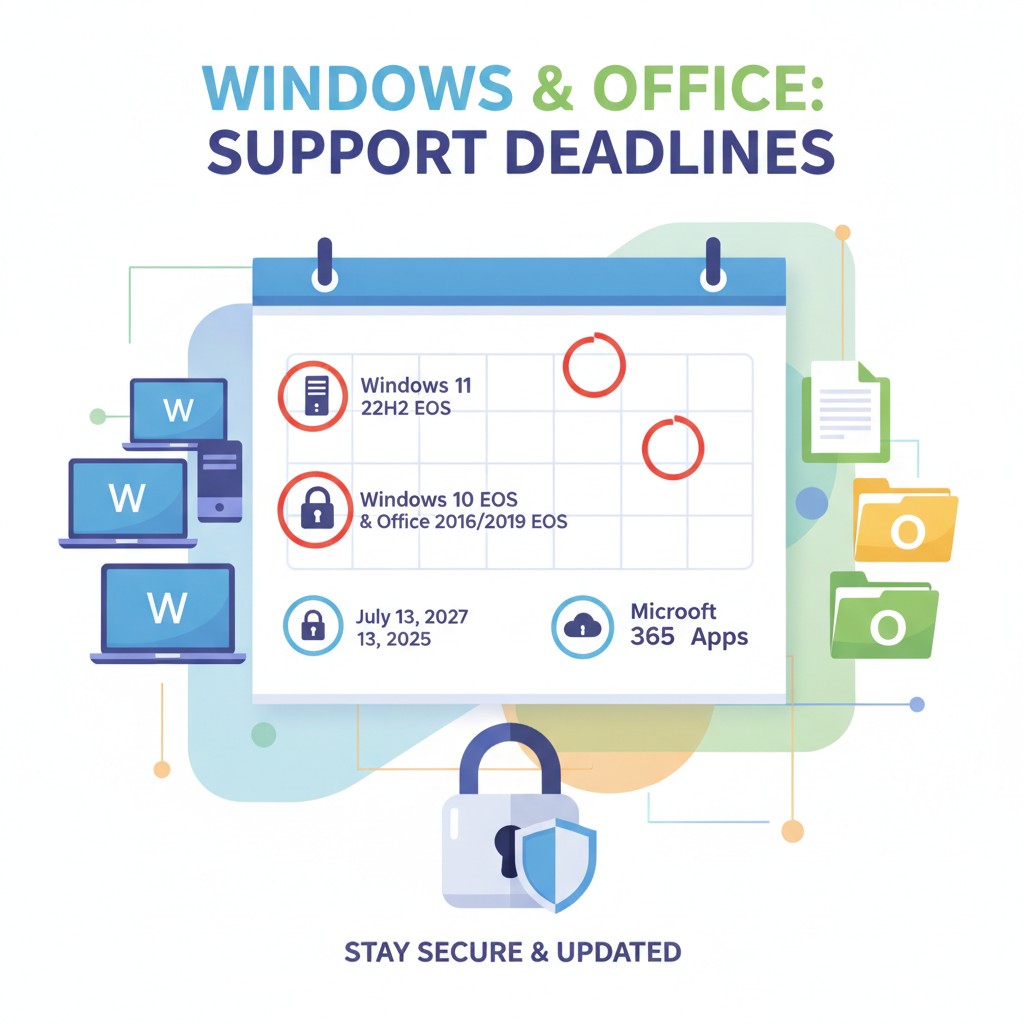 Guida Completa alla Fine del Supporto di Windows e Office 2026