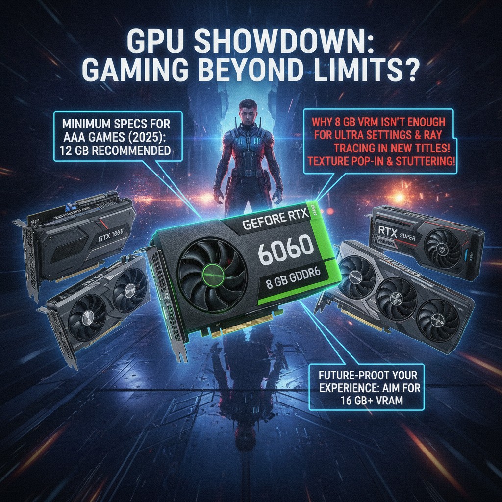 I Giocatori PC Bocciano gli 8 GB per la GeForce RTX 6060