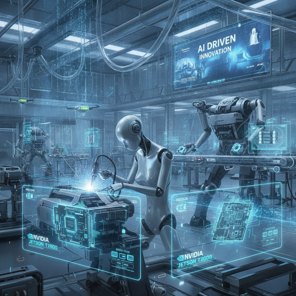 NVIDIA Presenta Jetson Thor T3000 e T2000: Nuove Piattaforme per Robot Umanoidi