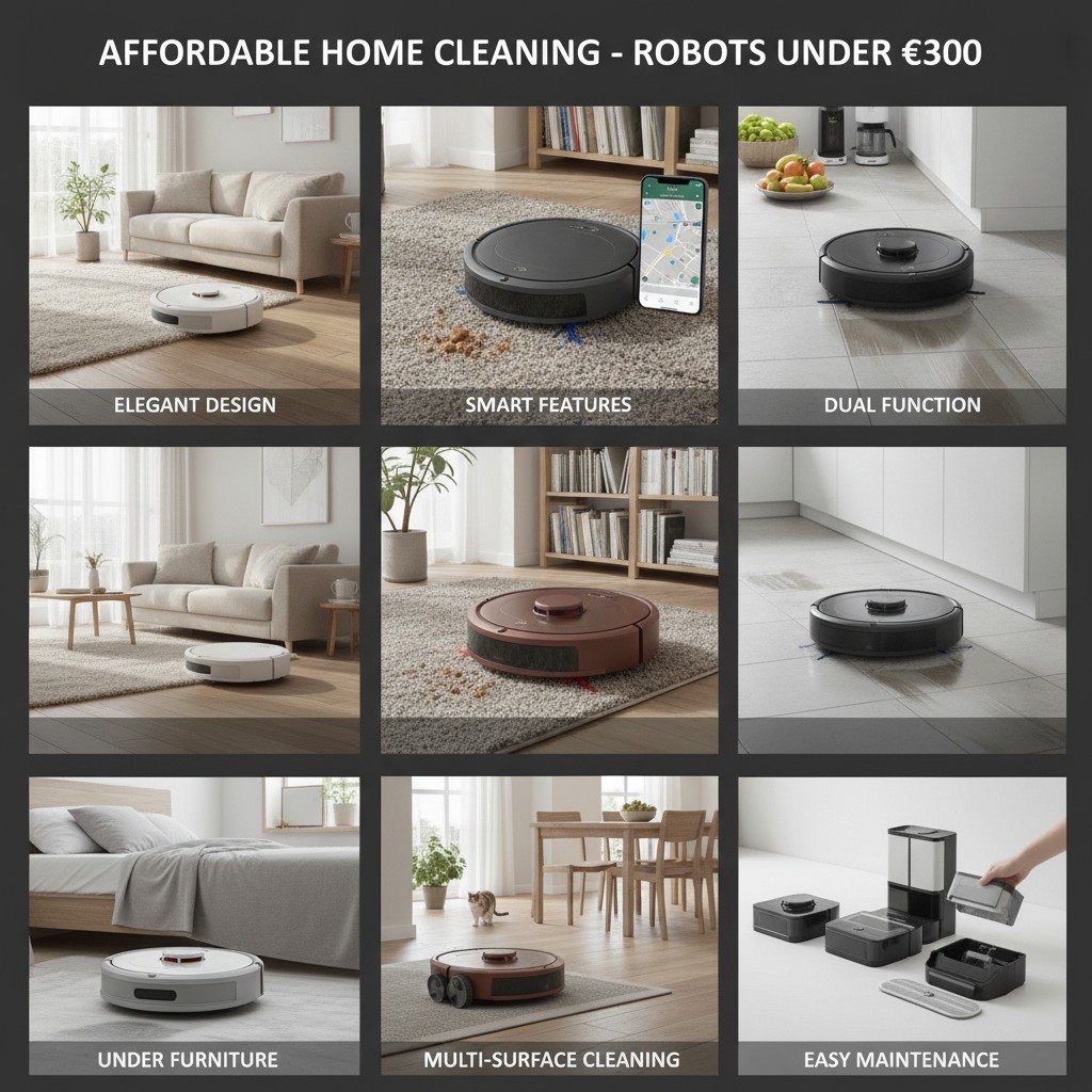 Migliori Robot Aspirapolvere e Lavapavimenti Sotto 300 Euro