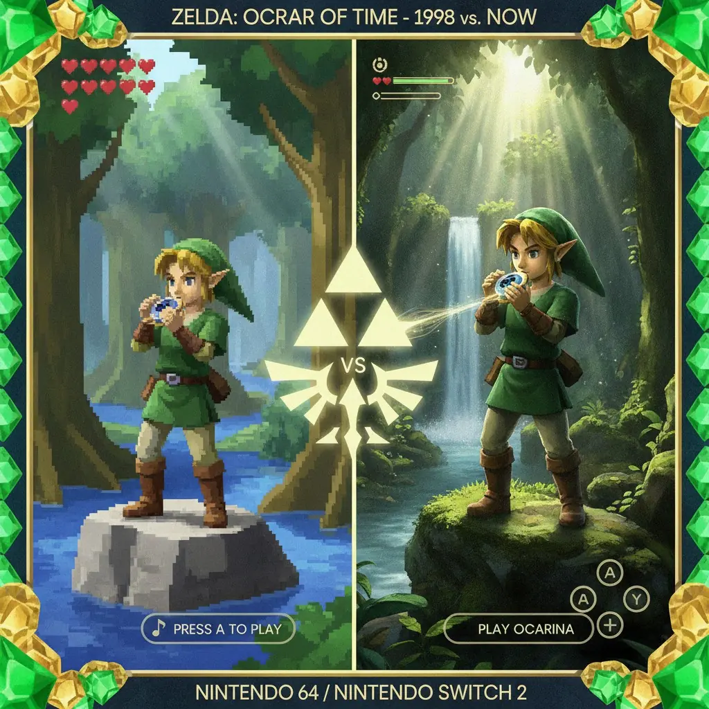 Tutto su Zelda Ocarina of Time: Remake o Remaster?
