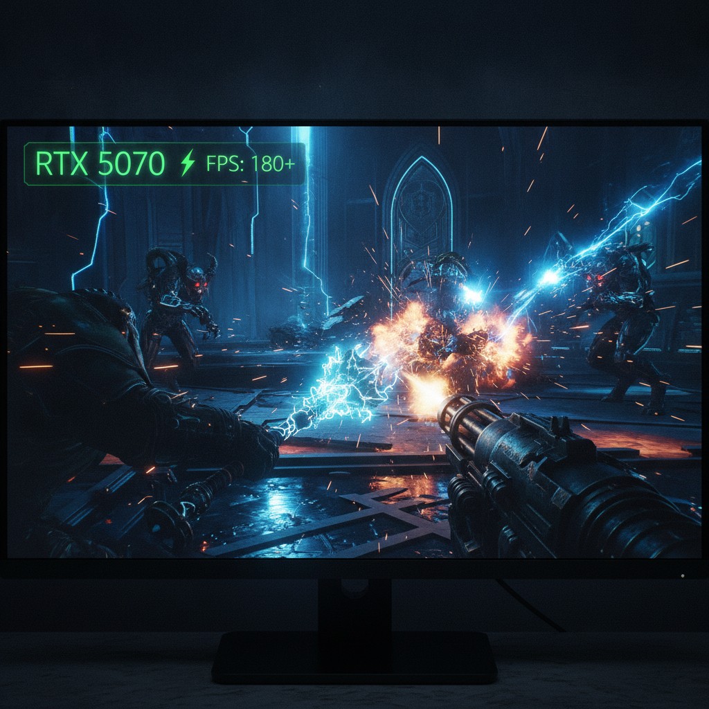 DOOM: The Dark Ages con RTX 5070 – Benchmark FPS QHD