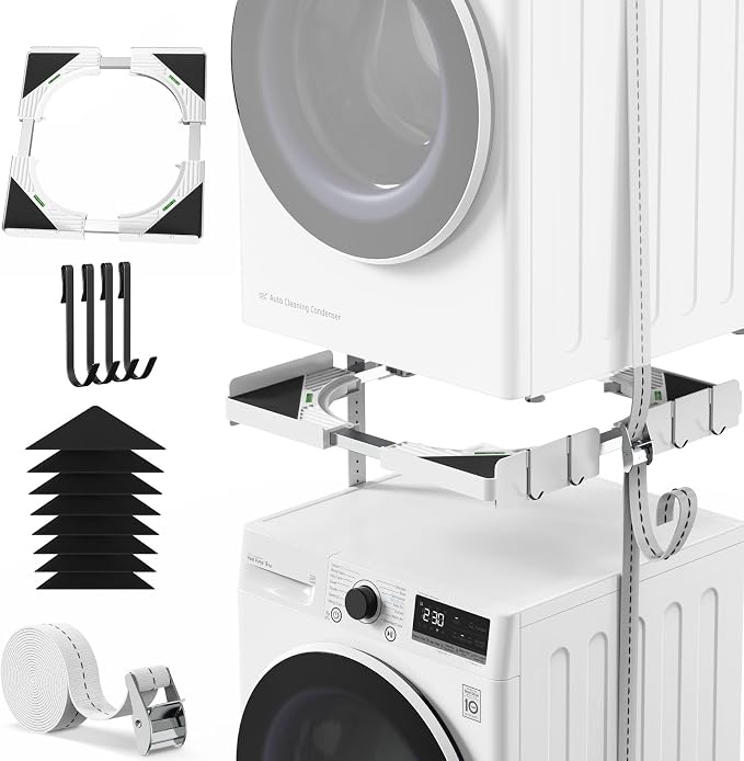 WusyStore Kit impilabile universale lavatrice-asciugatrice